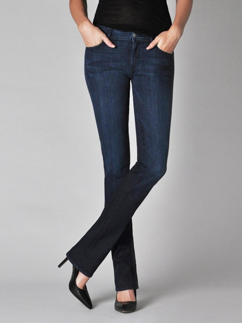 NWT Fidelity Denim Women's Mid Rise Jean Eclipse Blue Size 31
